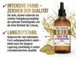 hochkonzentriertes kolloidales Gold Kollodiales Gold 1000 ppm Goldkolloid
