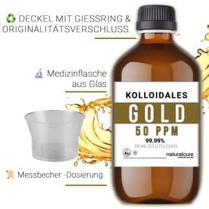 Kolloidales Gold 50ppm