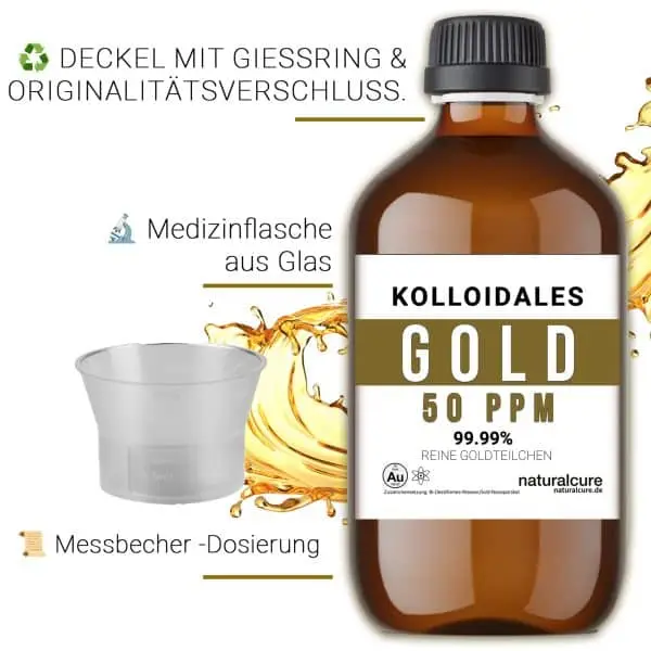 Kolloidales Gold 50ppm