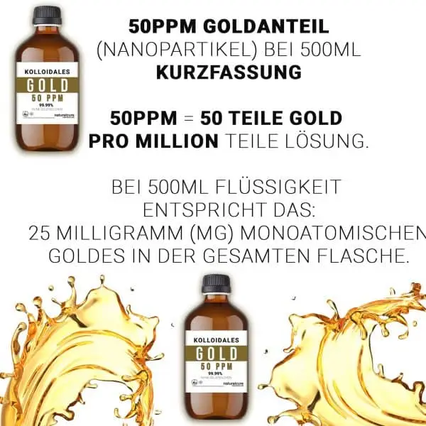 50PPM Kolloidales Gold kaufen