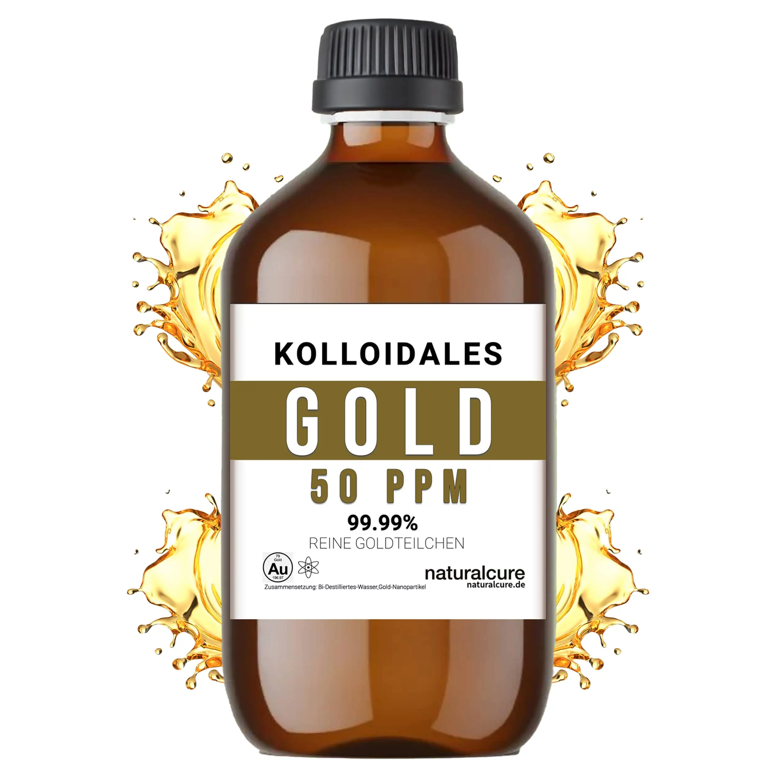 Kolloidales Gold 50ppm (500ml) Kolloidales Gold 50ppm (500ml)