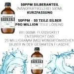 50 ppm KOLLOIDALES SILBER – JETZT ONLINE KAUFEN