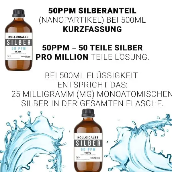 Kolloidales Silber 50ppm Online kaufen