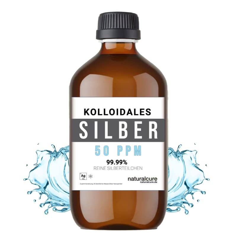 Kolloidales Silber (50 ppm) 500 ml - Silberwasser