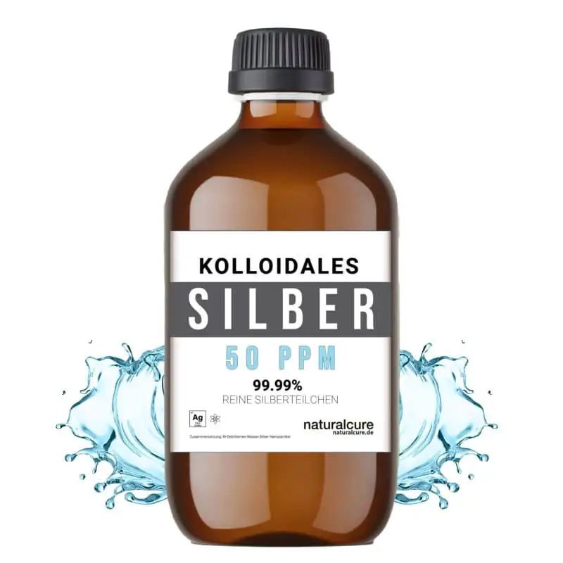 Kolloidales Silber (50 ppm) 500 ml - Silberwasser