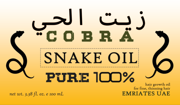 Schlangenöl gegen Haarausfall Snake-Oil