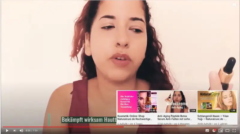 Botox Creme Youtube Video